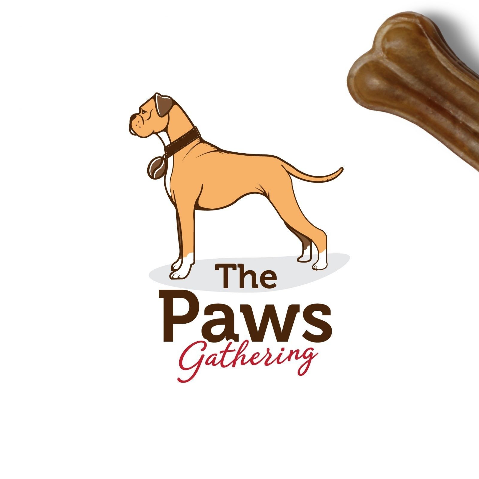 Cartoony Mascot Dog for Pets Grooming and Coffe Shop Company