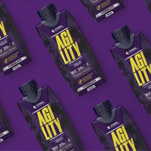 Brand and Packaging Design New Range of Protein Drink Products Made for Athletes