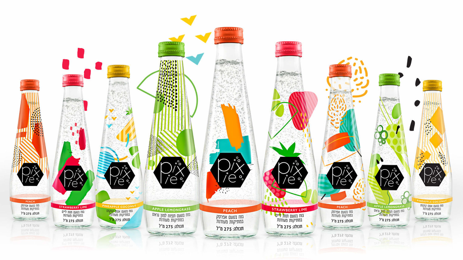 Package Design For Sparkling Water Brand Pixie World Brand Design Society