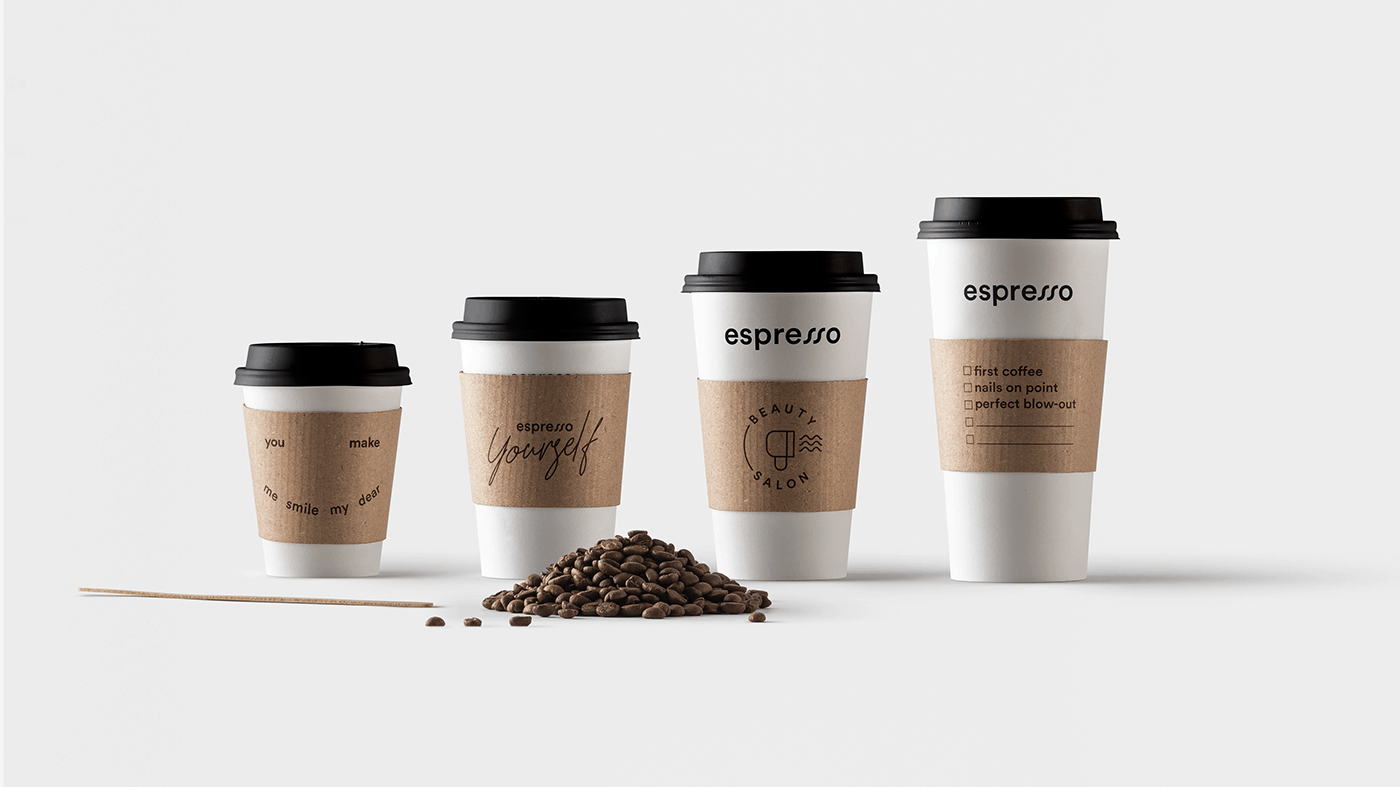 Branding for Beauty Salon With a Spark of Coffee