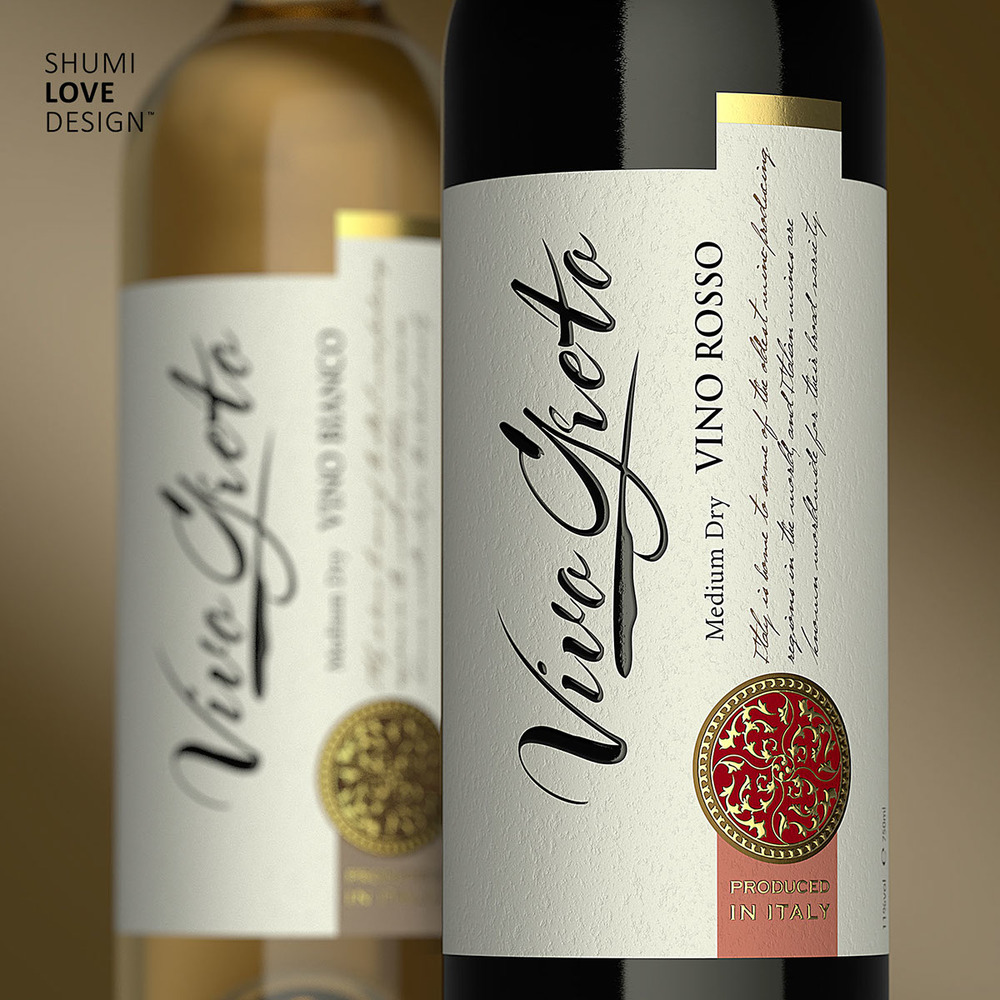 SHUMI LOVE DESIGN – Vivi Greto – Italian wines