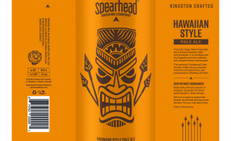 Packaging Design for Hawaiian Style Pale Ale by Spearhead Brewing Co.