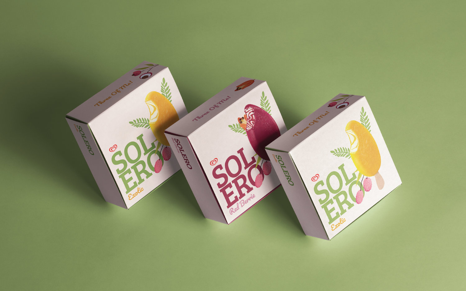 Solero Ice-Cream Rebrand