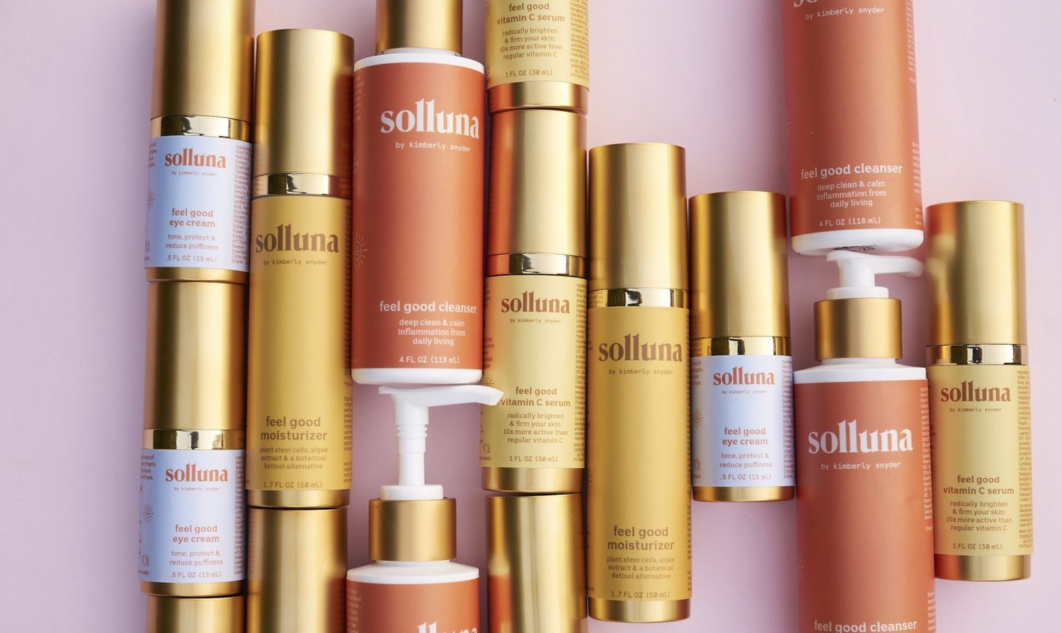Solluna Skincare Collection Design Reflects the Warmth of Sunshine and Cleansing Ocean Air