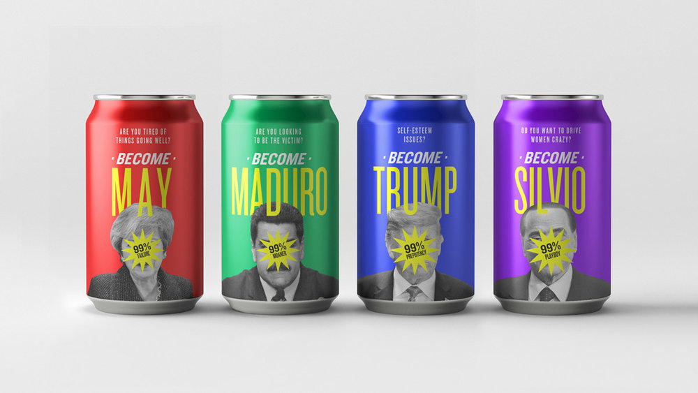 “Become” Packaging With Political Humor