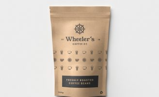 Packaging Design for Commercial / Premium Coffee Brand “Wheeler’s Coffee Co”