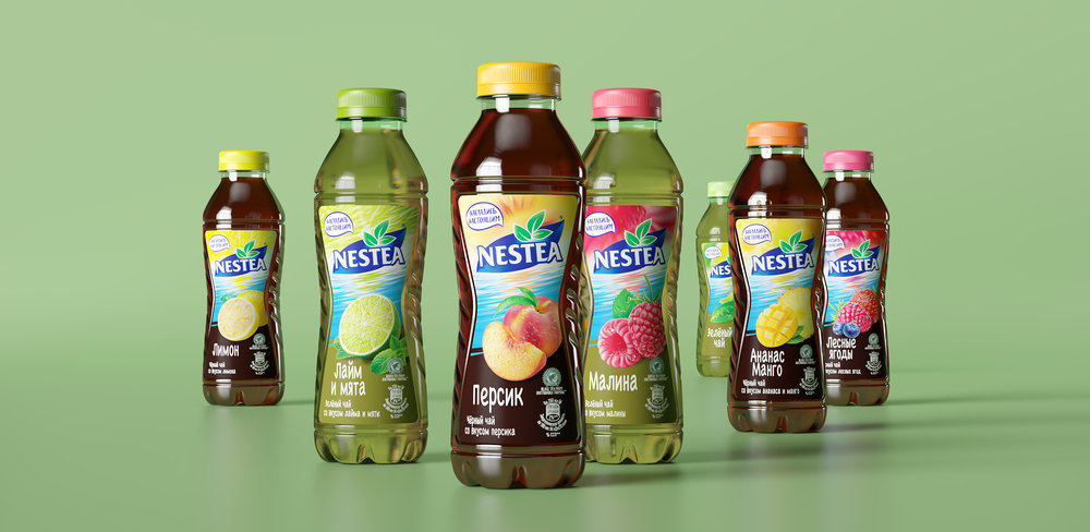 Nestea Iced Tea in Russia With Renewed Packaging