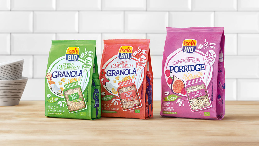 New Packaging Design for the Organic Brand Isola Bio