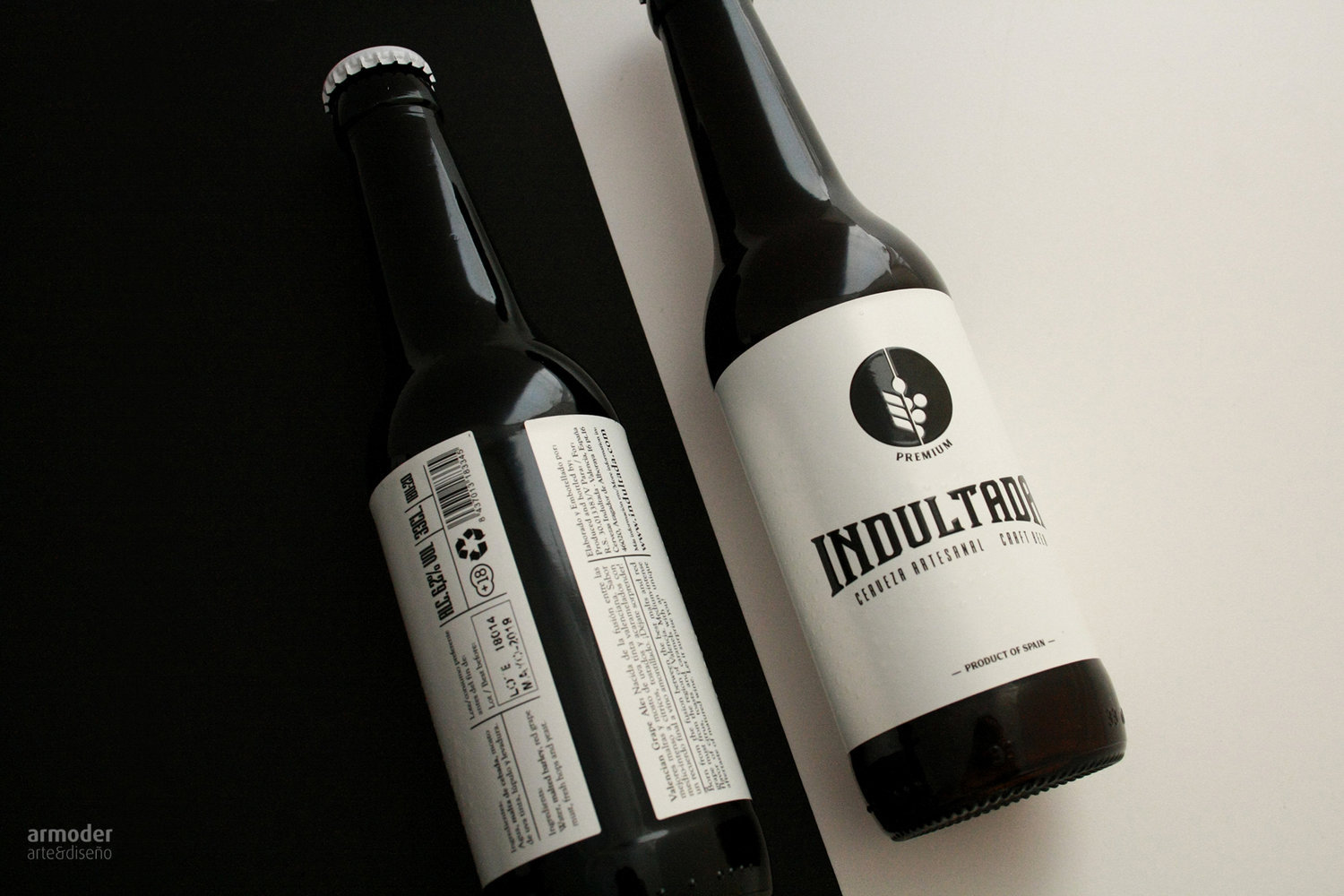 Logo Design and Beer Label Indultada