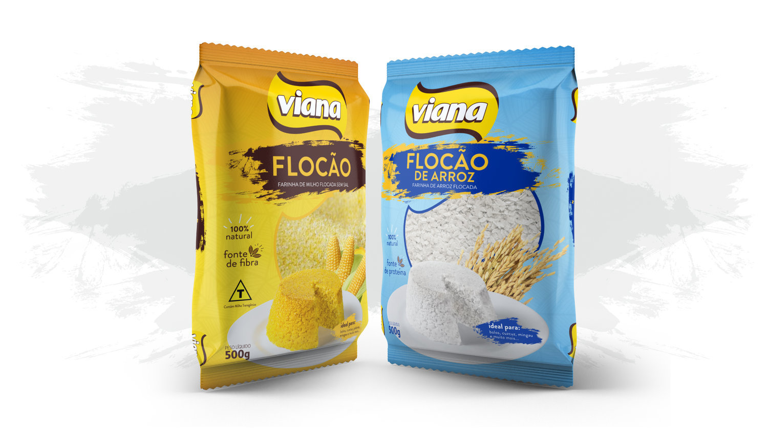 Flocão Viana Packaging Design