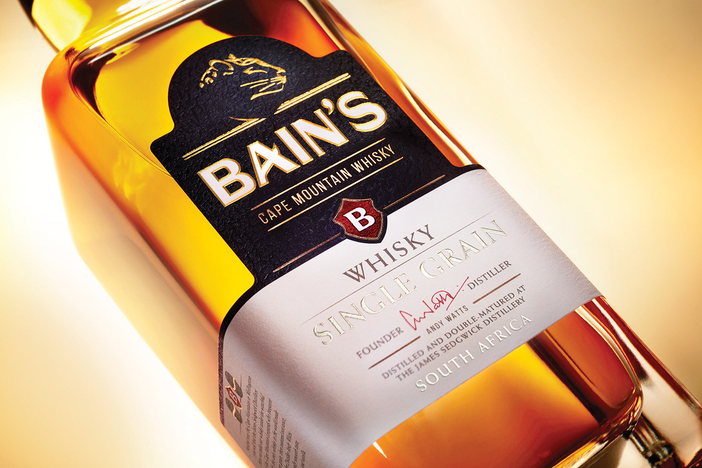 Redesign of Bain’s Cape Mountain Whisky
