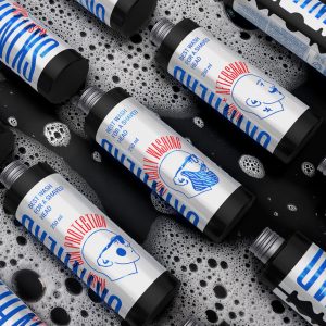 Packaging Design For A New Brand of Shampoo For Bald Men