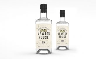 Newton House Gin Brand Redesign and Packaging Design