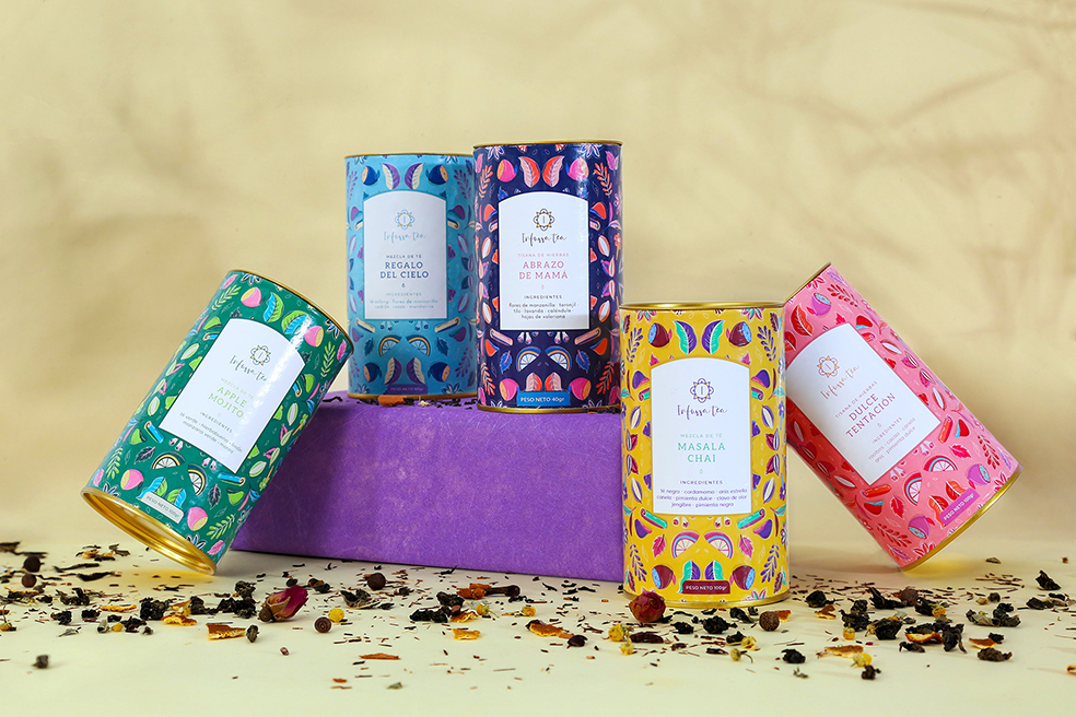 Illustration and Packaging Design for Infussa Tea