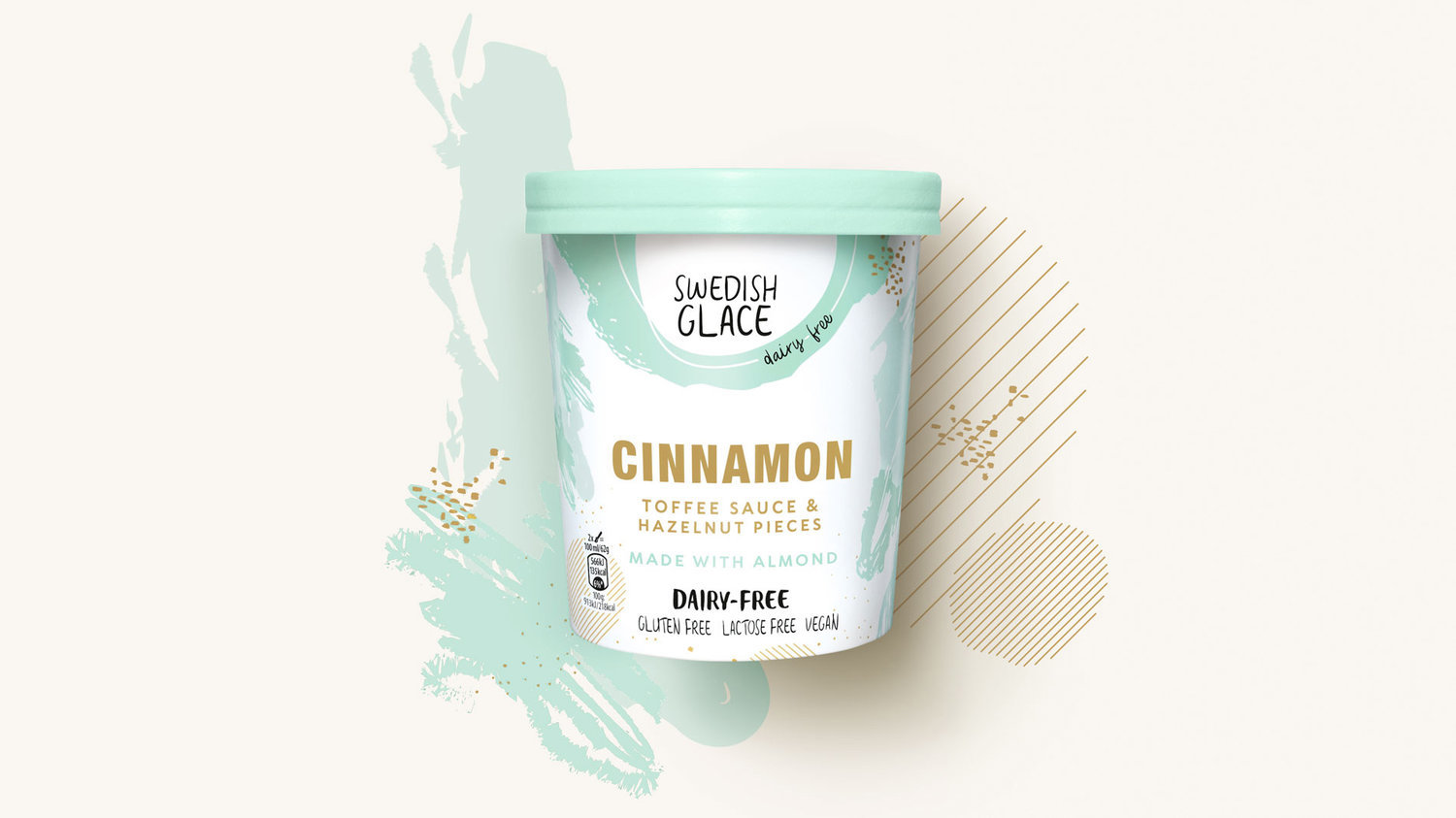 Packaging Design for the Vegan Ice Cream Swedish Glace