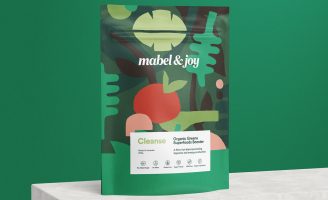 Packaging Design for Mabel & Joy Organic Superfood Boosters