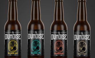 Packaging Design for French Beer Brand La Dunoise