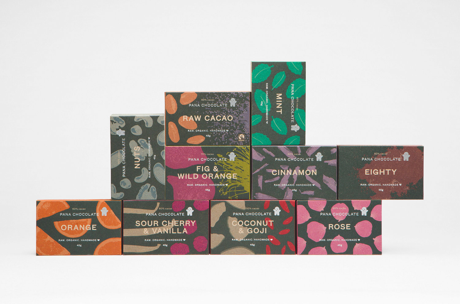 Packaging Redesign For Pana Chocolate A Raw, Organic And Vegan Chocolate Brand