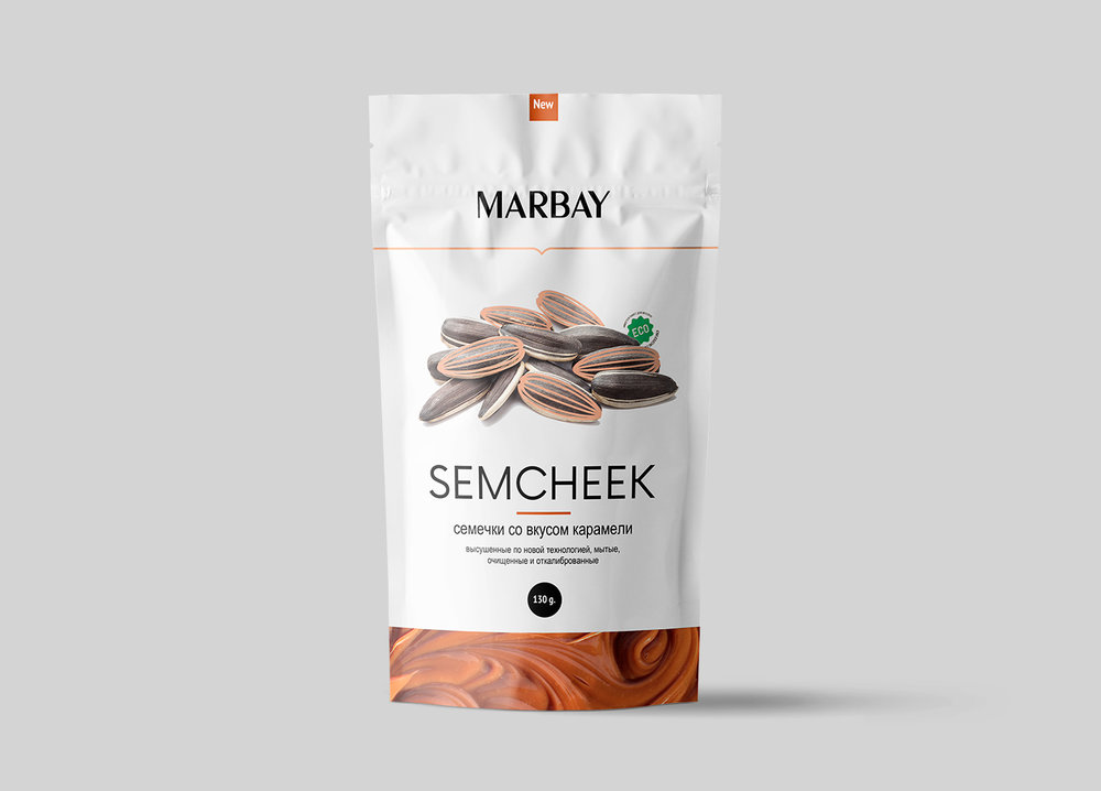 Sunflower seeds Packaging for Marbay Company from Nur-Sultan, Kazakhstan