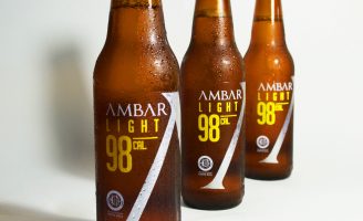 Ambar Light 98 Beer Label