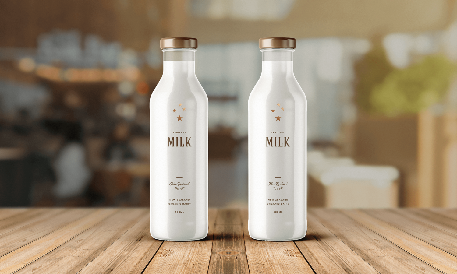 Brand and Packaging Design for Luxury Milk Bar in New Zealand
