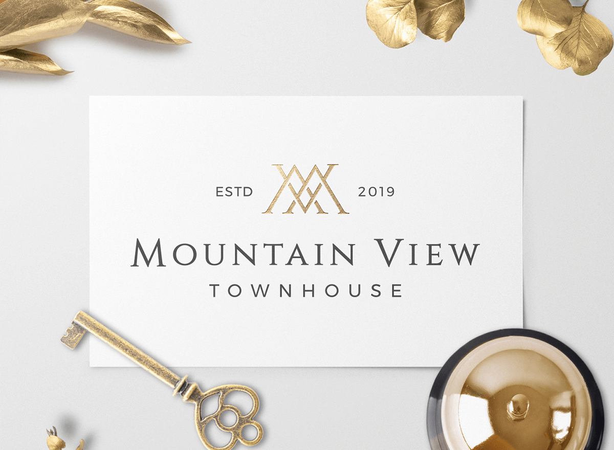 Mountain View Townhouse Luxury Hotel Branding