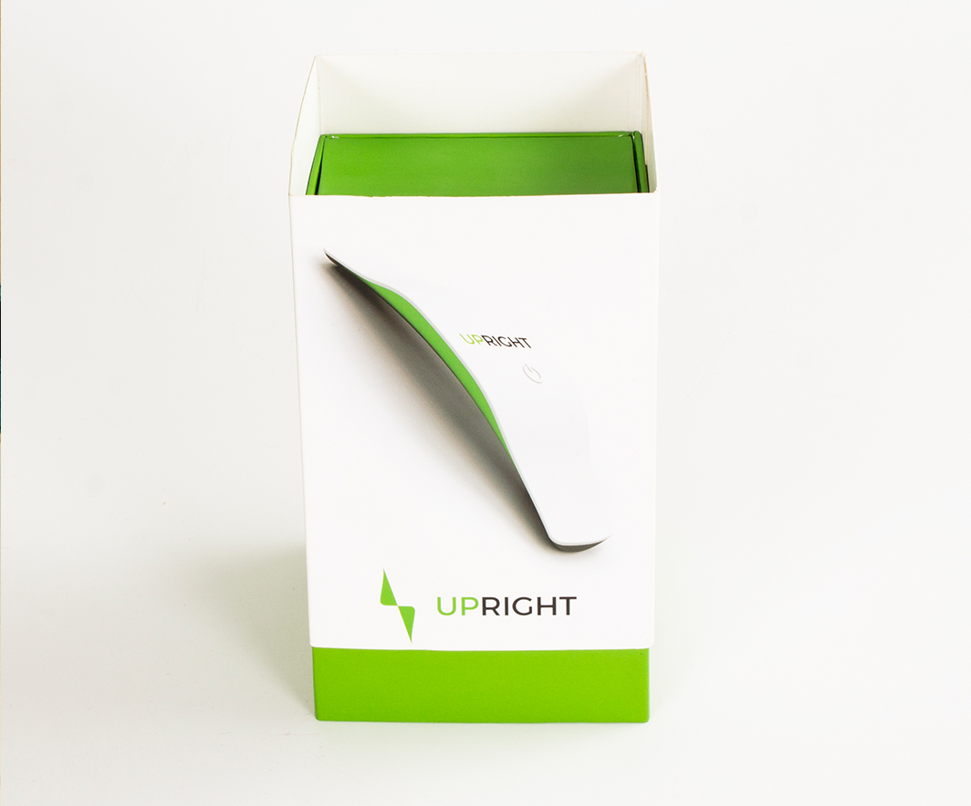 Unique Package Design for Upright, the Gadget That Improves the Posture