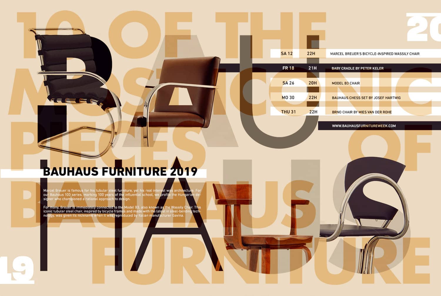 Bauhaus Furniture 2019