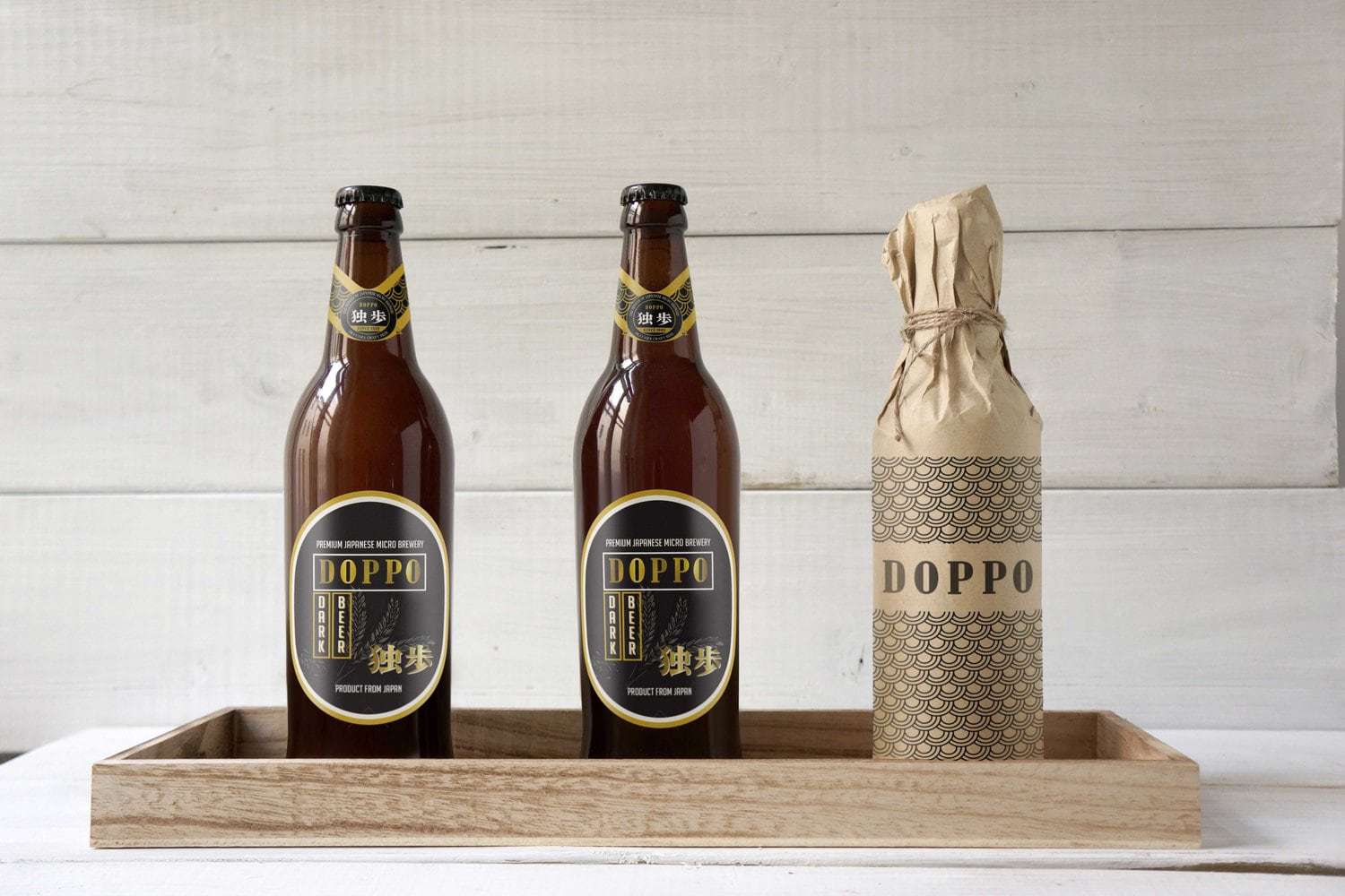 Packaging Design for Doppo beer from Okayama Japan