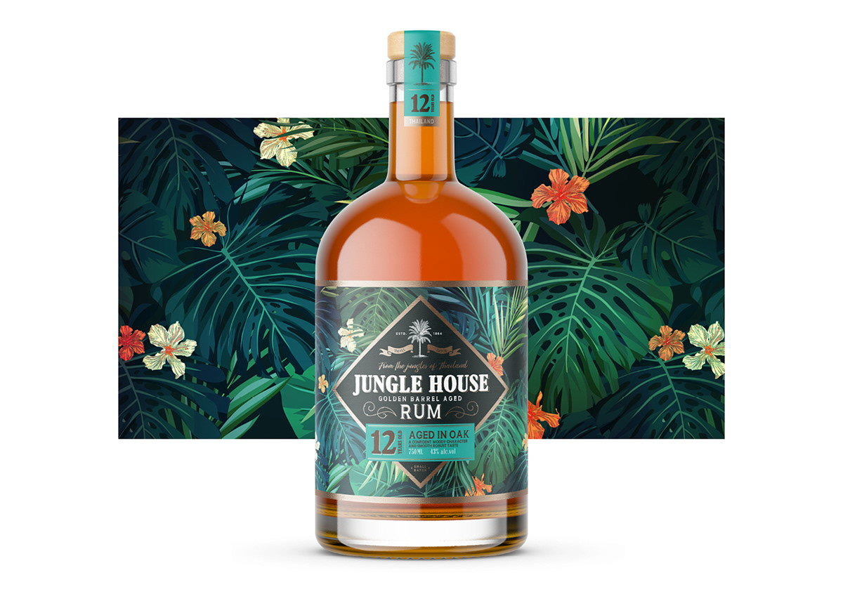 Brand Identity and Label Design for Rum Label