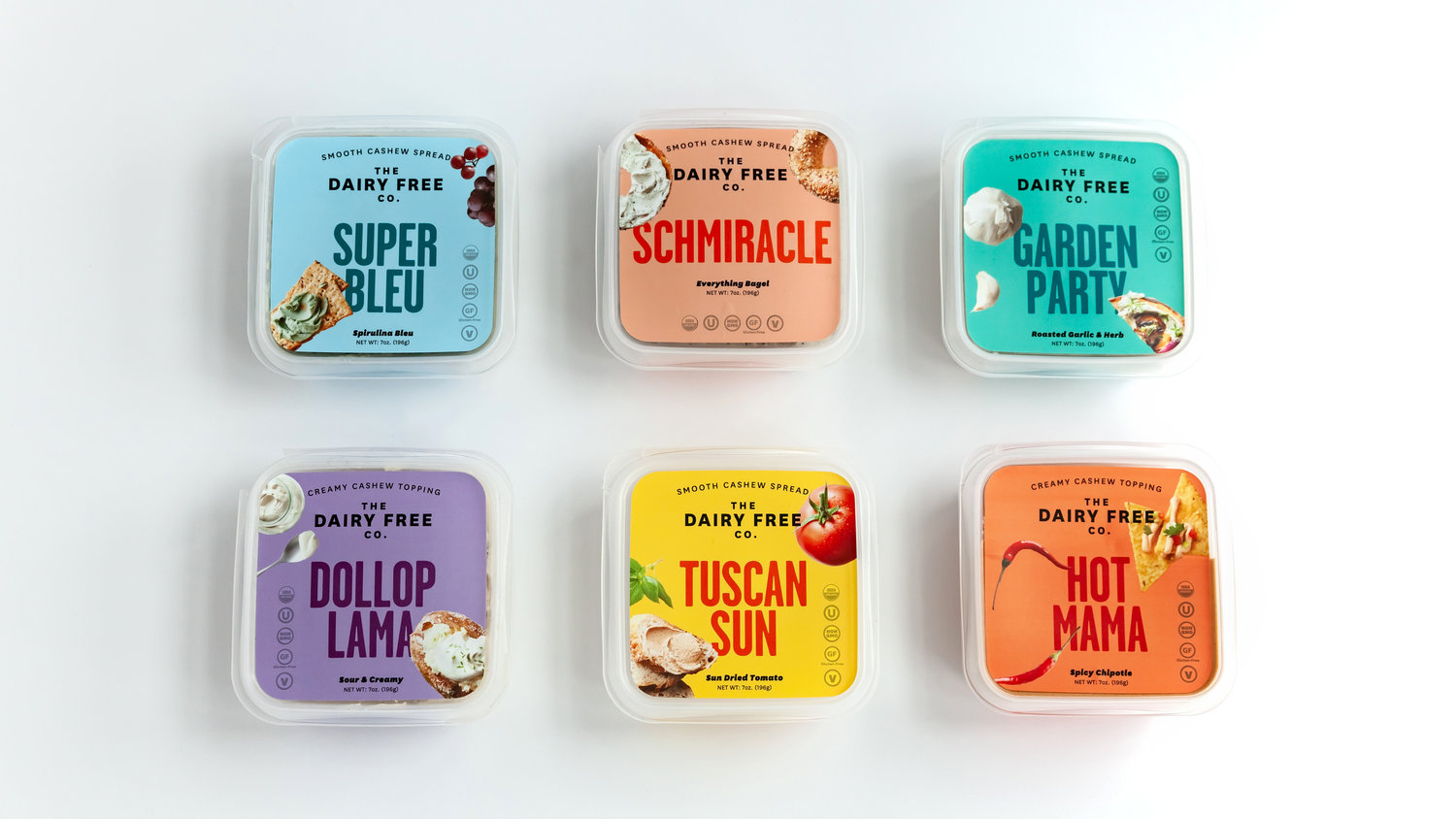 Brand and Packaging for Pure Foods Dairyffree Product Line