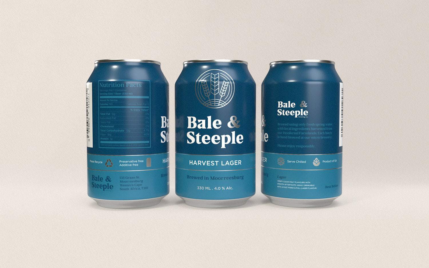 Branding and Packaging for Bale & Steeple Brewing Co.