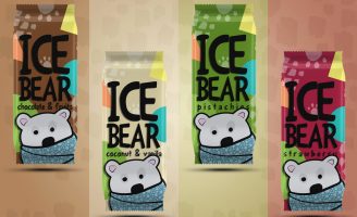 Packaging Design Concept for Ice Bear Ice Cream