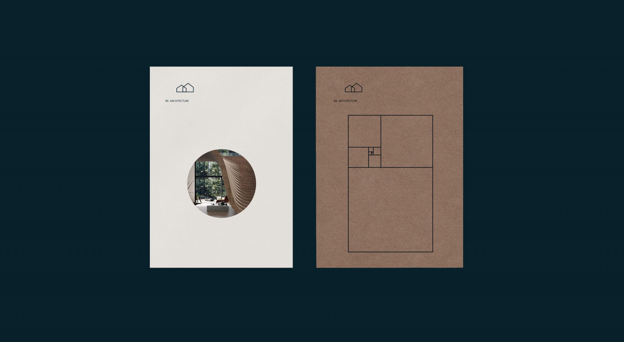 ctrl+f / web agency creates brand design for Be. Architecture