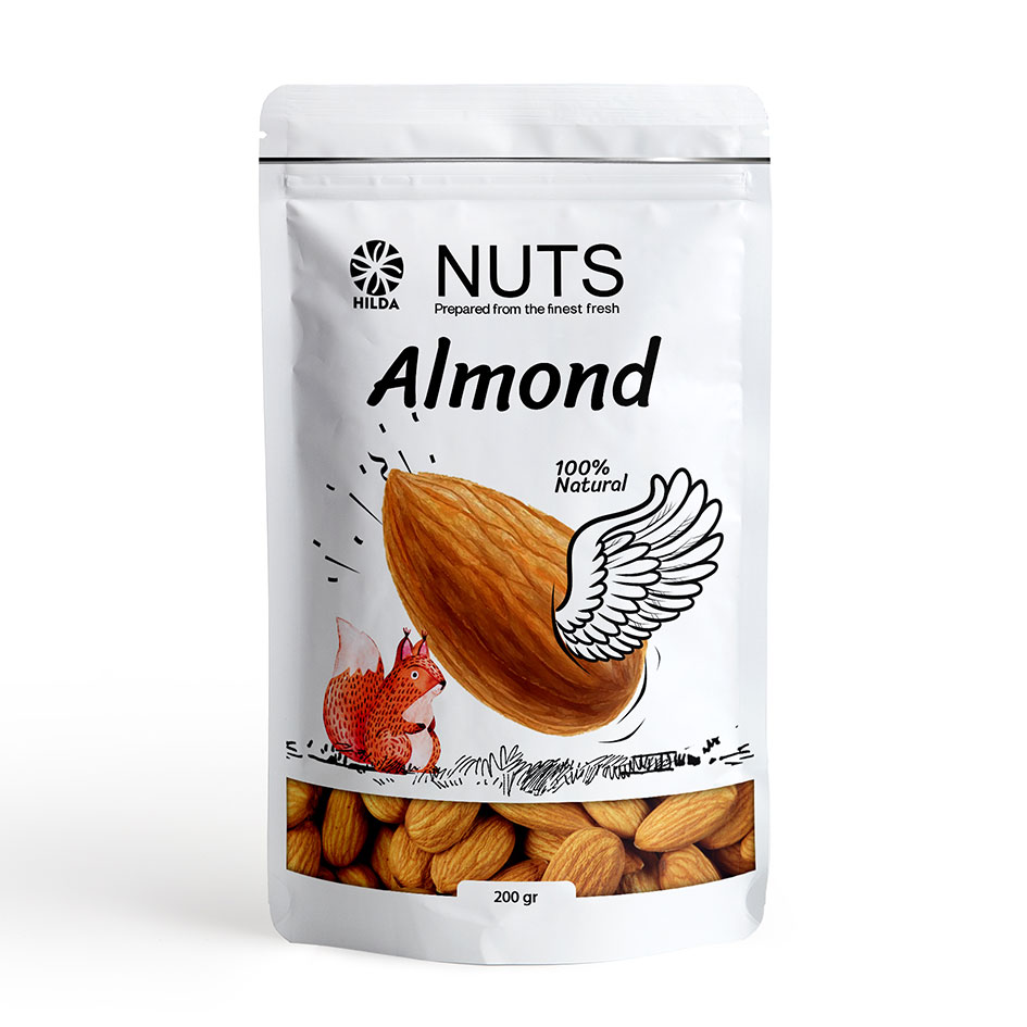 Taha Fakouri Creat New Nuts Packaging for Hilda