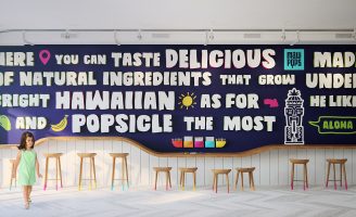 Branding and Interior Design for Maui Pops a Hawaiian Popsicle Shop