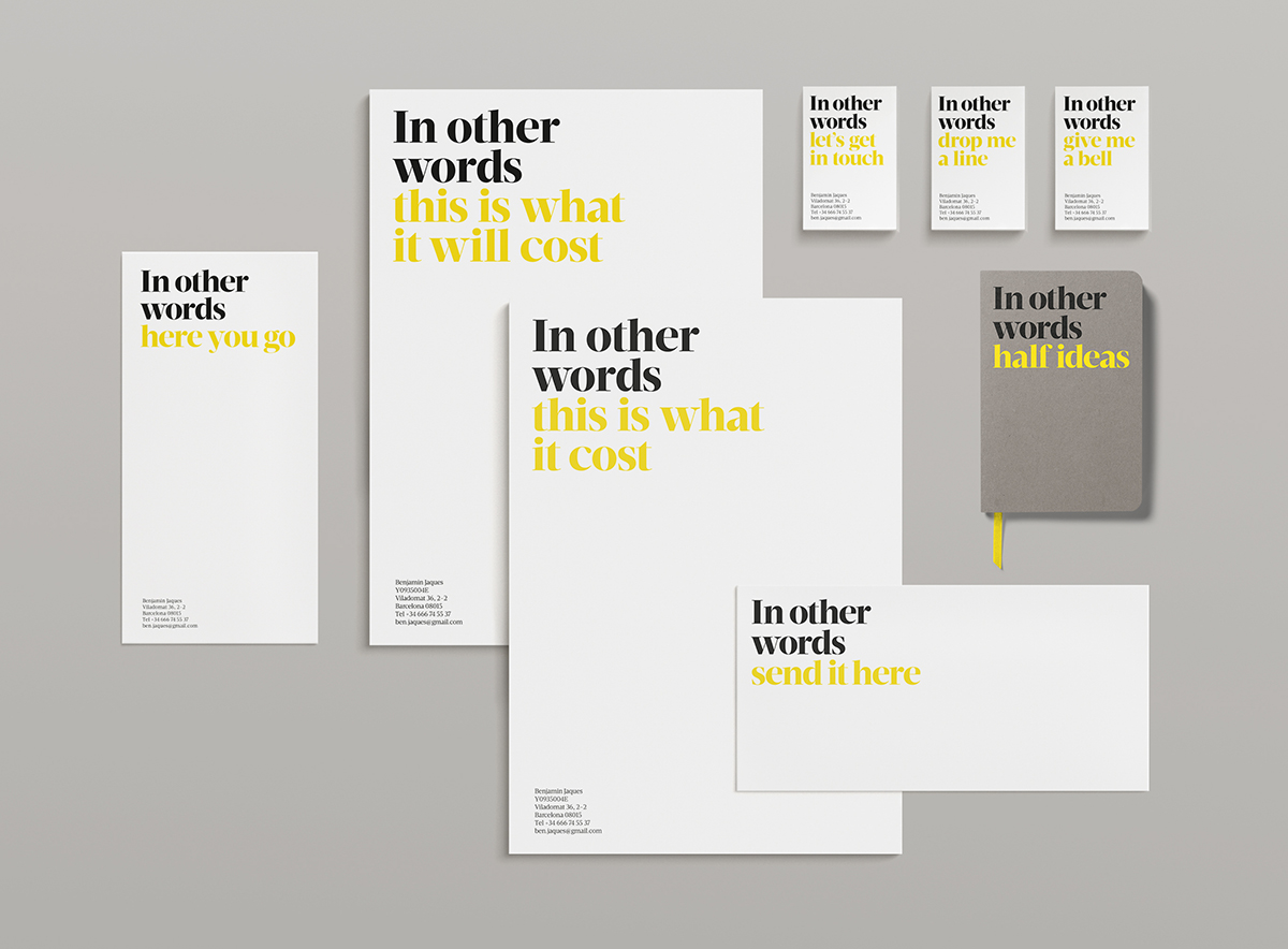 Brand Identity for In Other Words