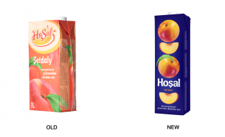 Belli Creative Studio created new package design for Hosal fruit juices.