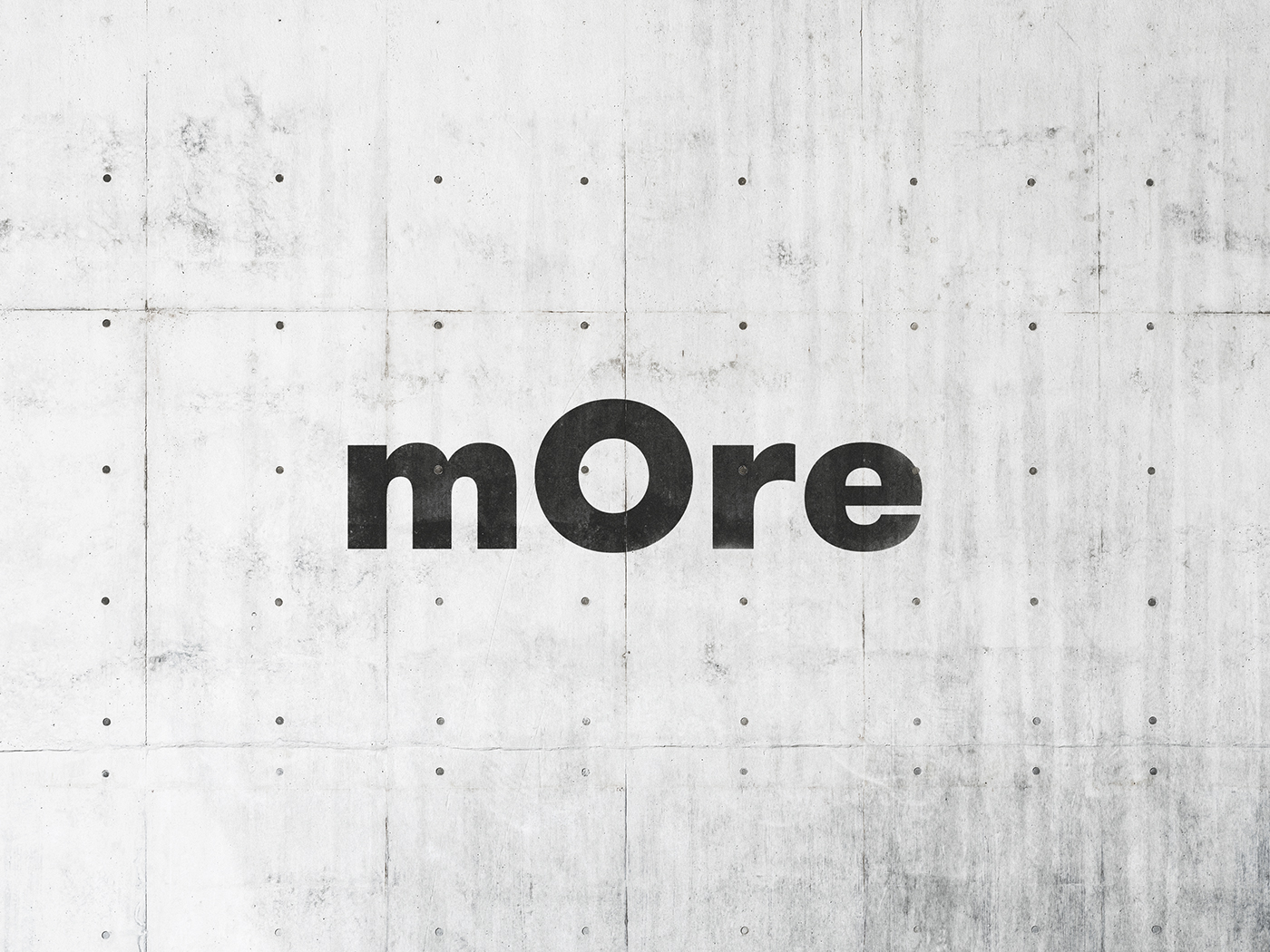 more is mOre / Meaningful branding for creative hub
