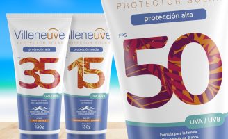 New Villeneuve Sunscreen Packaging Design