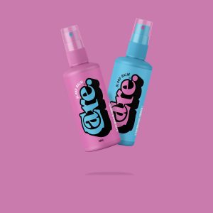 Care Blond Balm Logo and Typography