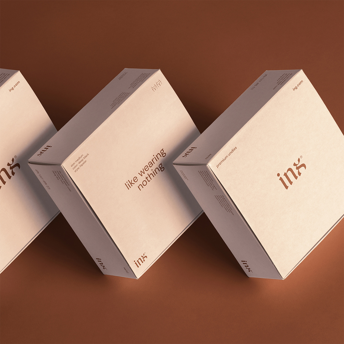 Logo Branding and Packaging Design for “ing” a Brand For Premium Undies