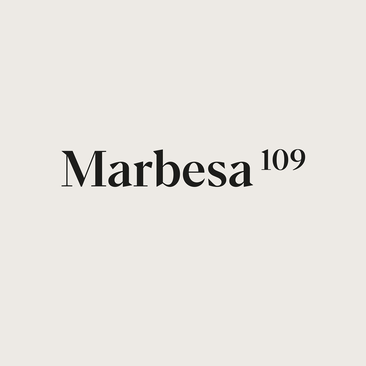 Brand identity for real estate project – Marbesa 109 located in Spain