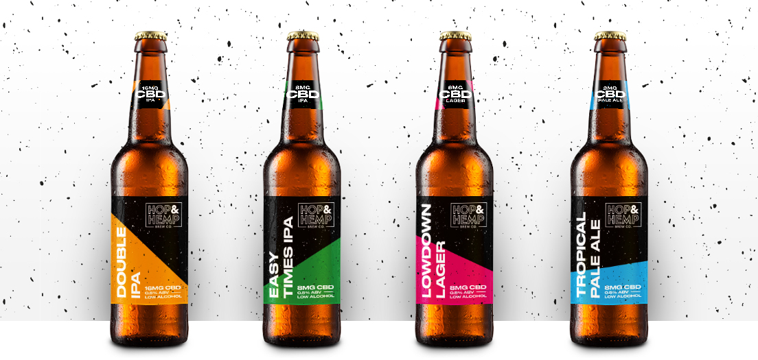 Brand Identity for the Worlds First Cbd Infused, Low Alcohol Craft Beer