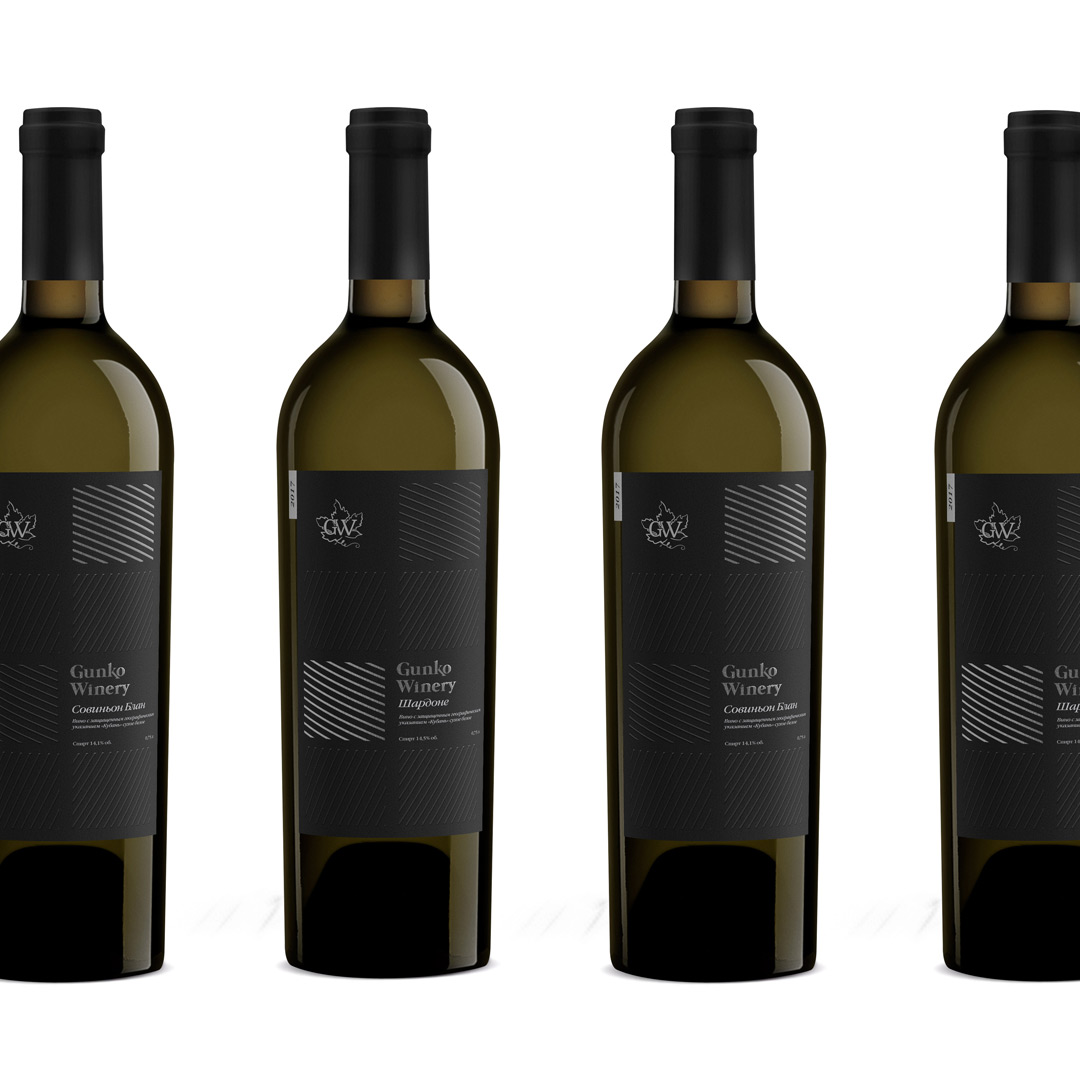 Label for Line of Wine Gunko Winery