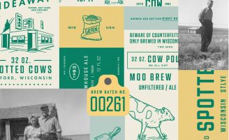 Spotted Cow Farmhouse Ale Conceptual Branding Packaging