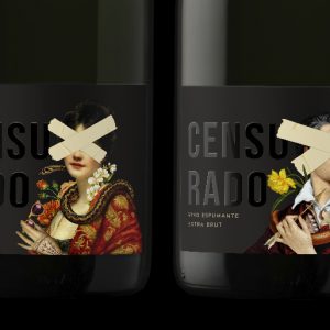 Brand New Studio Jacomy Mayne Create Beautiful Collage for Wine Label