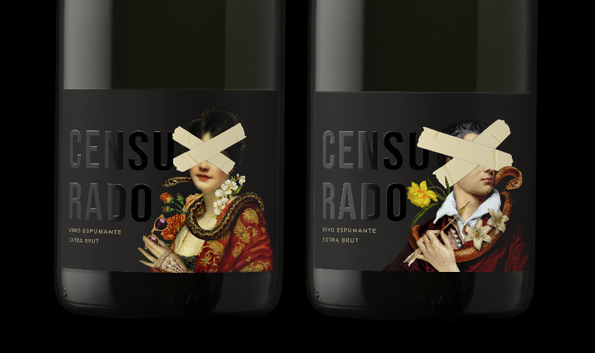 Brand New Studio Jacomy Mayne Create Beautiful Collage for Wine Label