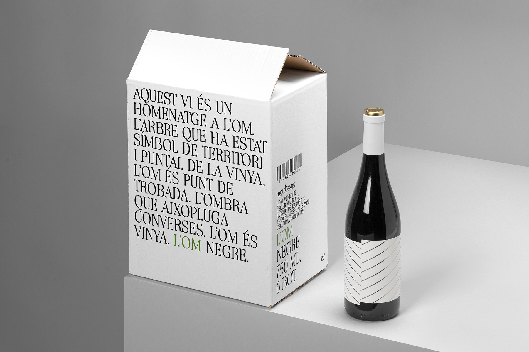 Redesign for l’Om wine