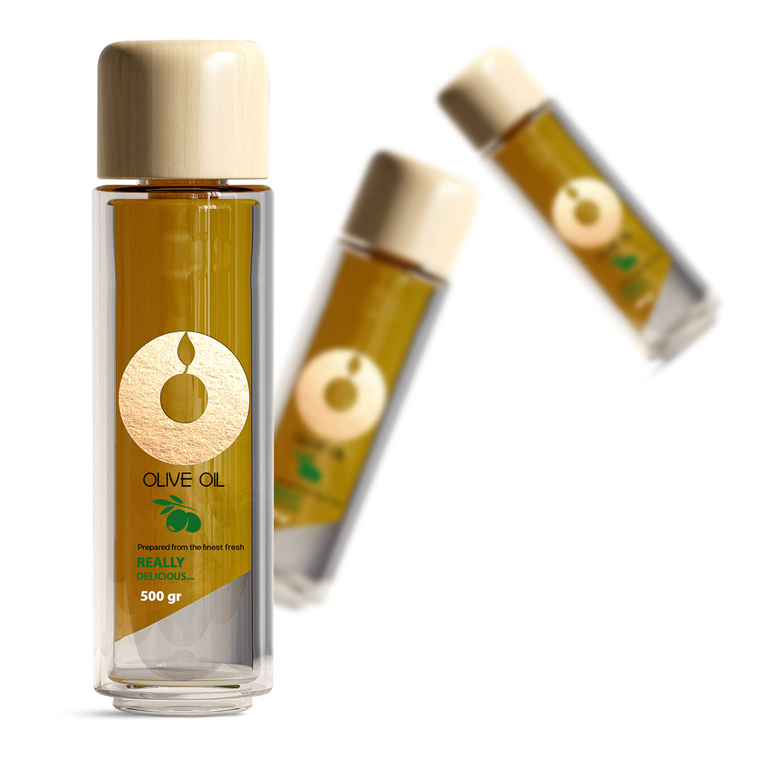 Taha Fakouri creat new oile oil bottle and label Design Concept
